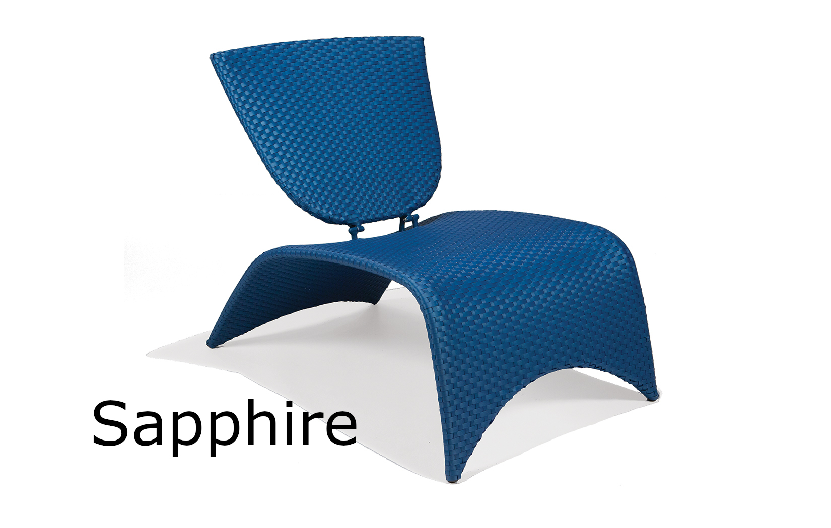 Zuma Lounge Chair with Folding Back (Sapphire)