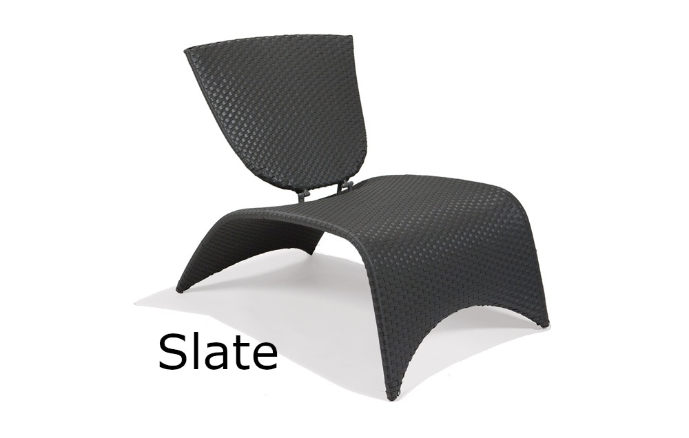 Zuma Lounge Chair with Folding Back (Slate)
