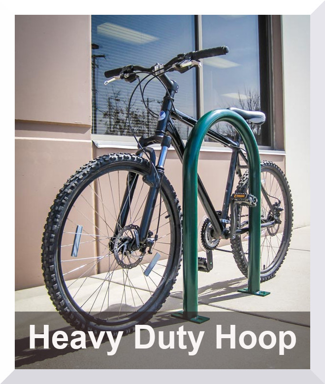 Heavy Duty Hoop Bike Rack