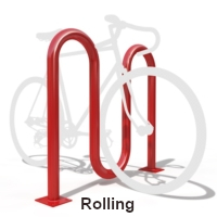 Rolling Bike Rack