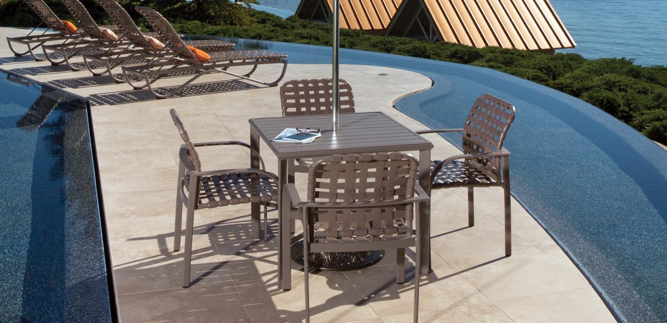 Scandia Crossweave Collection Poolside Outdoor Furnishings