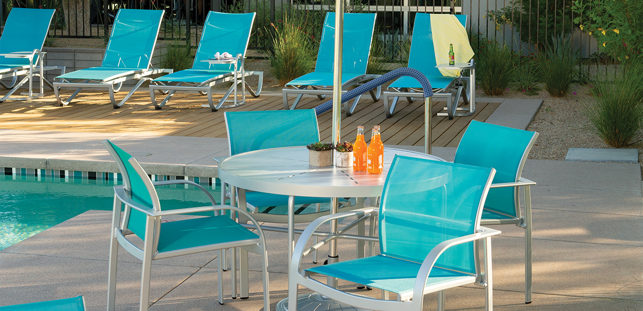 Scandia Sling Collection Poolside Furnishings